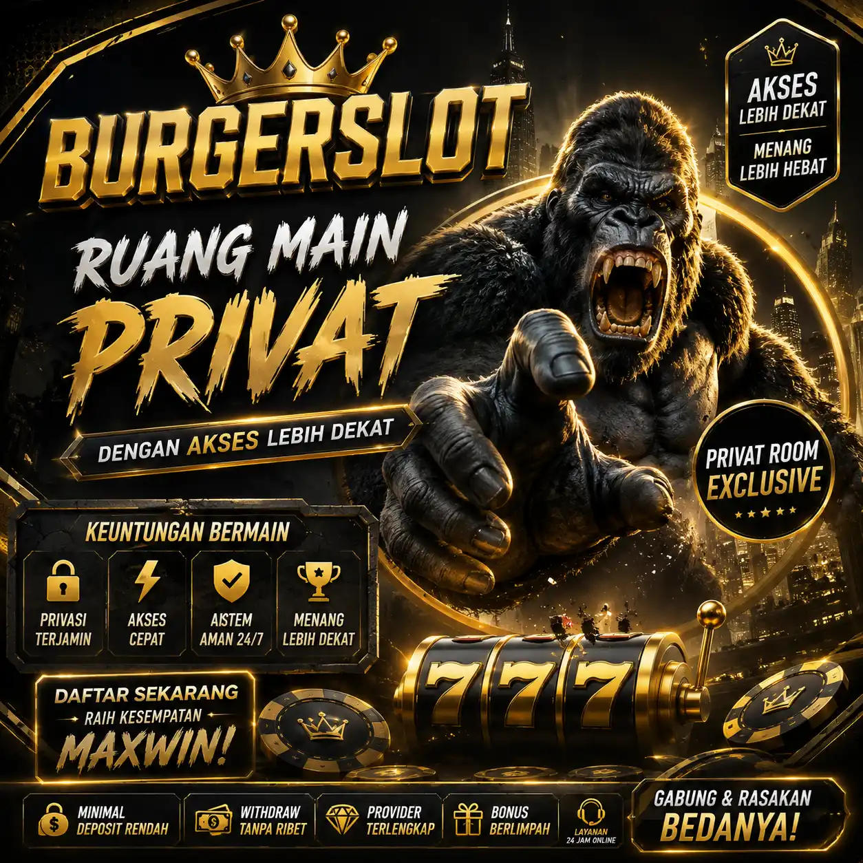 BURGERSLOT Permainan Populer